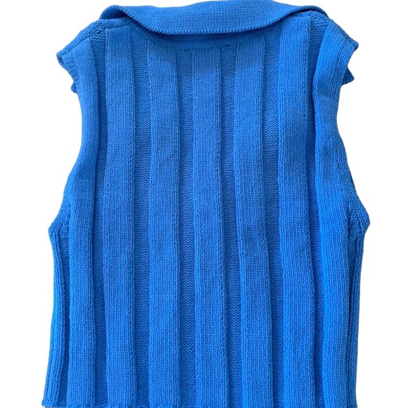 Zara Chenille Ribbed Button Up Sweater - Picture 2 of 6